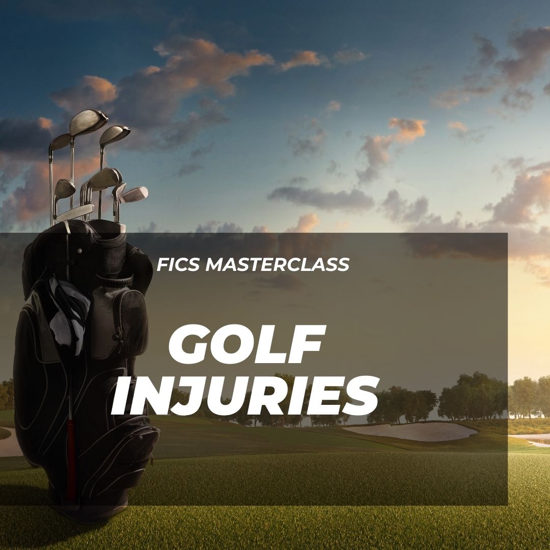 MASTERCLASS – Golf Injuries (Dr Shane Lawlor)