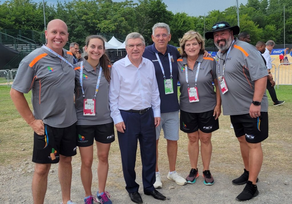 meeting Thomas Bach, the President of the IOC was indeed a highlight!