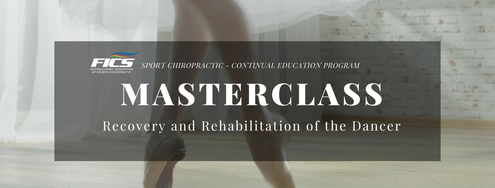 MASTERCLASS – Recovery & Rehabilitation of the Dancer (Dr Christine Foss)
